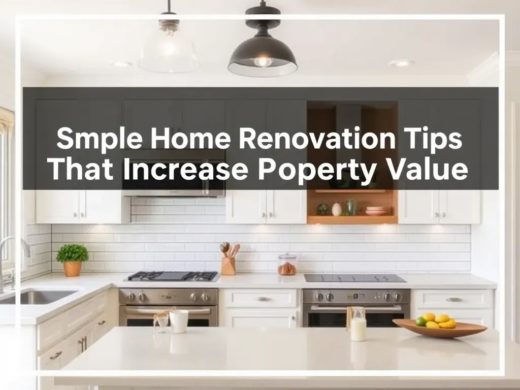 Maximize Your Home's Value with These Simple Renovation Tips